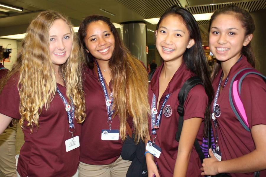 Senior+Cayley+Carpenter+%28left%29+traveled+throughout+Europe+with+her+fellow+Seabury+Hall+classmates+Nani+Wong%2C+Natasha+Tome%2C+and+Britney+Lundberb.