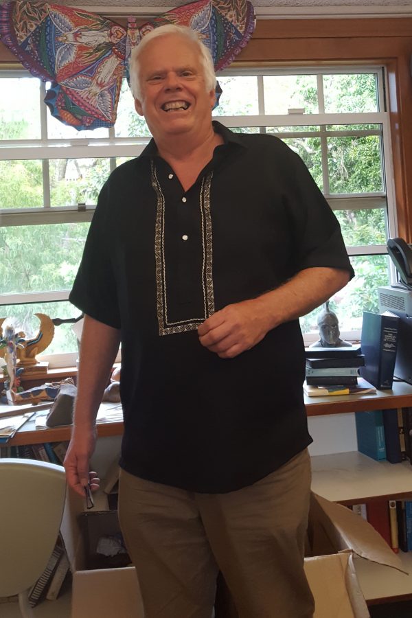 Religion and philosophy department chair John Dependahl was be departing Seabury Hall this year to work on his book on pilgrimages.