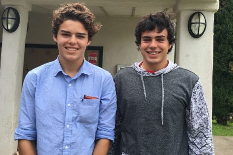 Even though freshman Mark Brockelhurst and senior Cody Wendt are not related, they are often mistaken for being brothers.