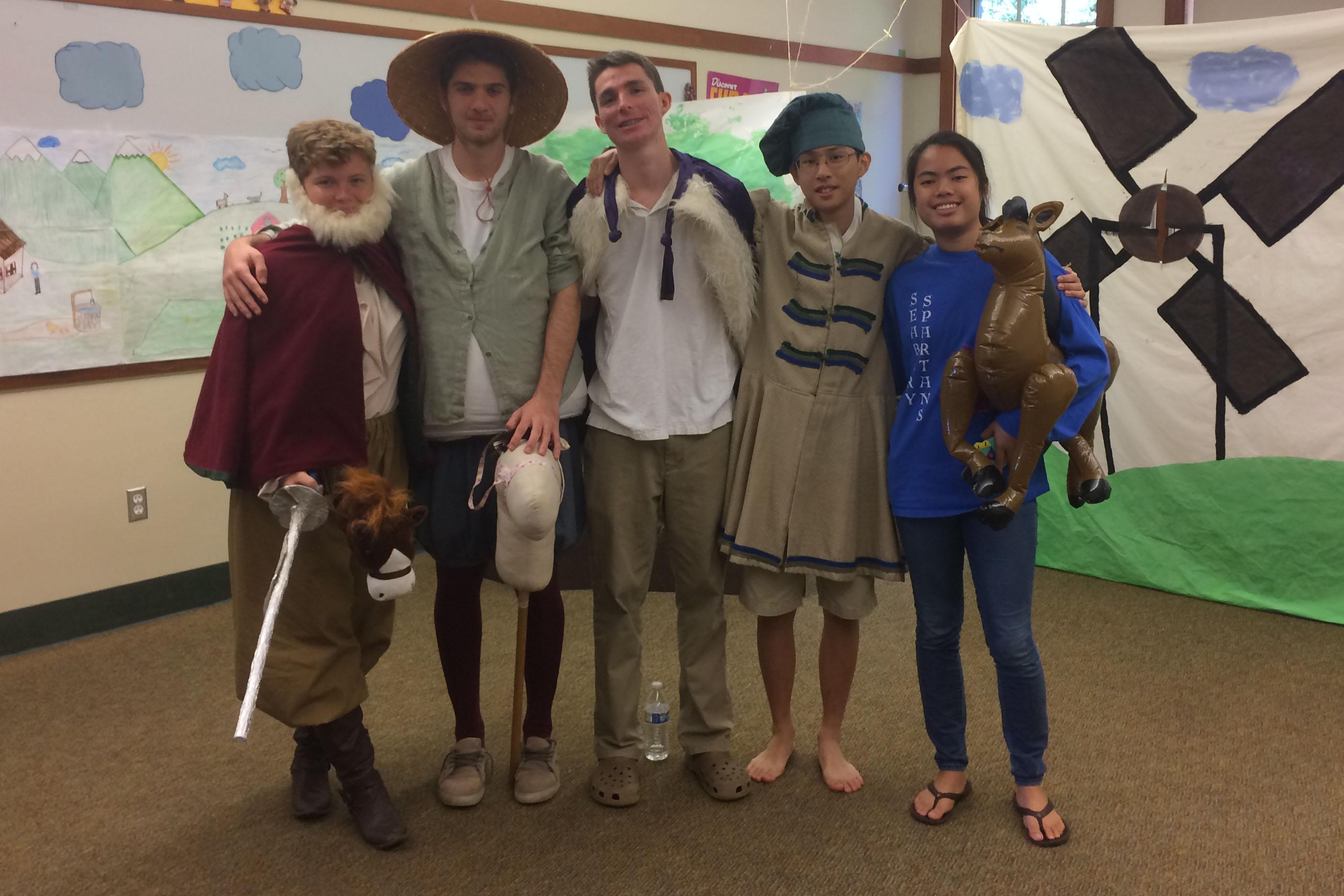 Seabury Hall seniors perform scenes from Cervantes'