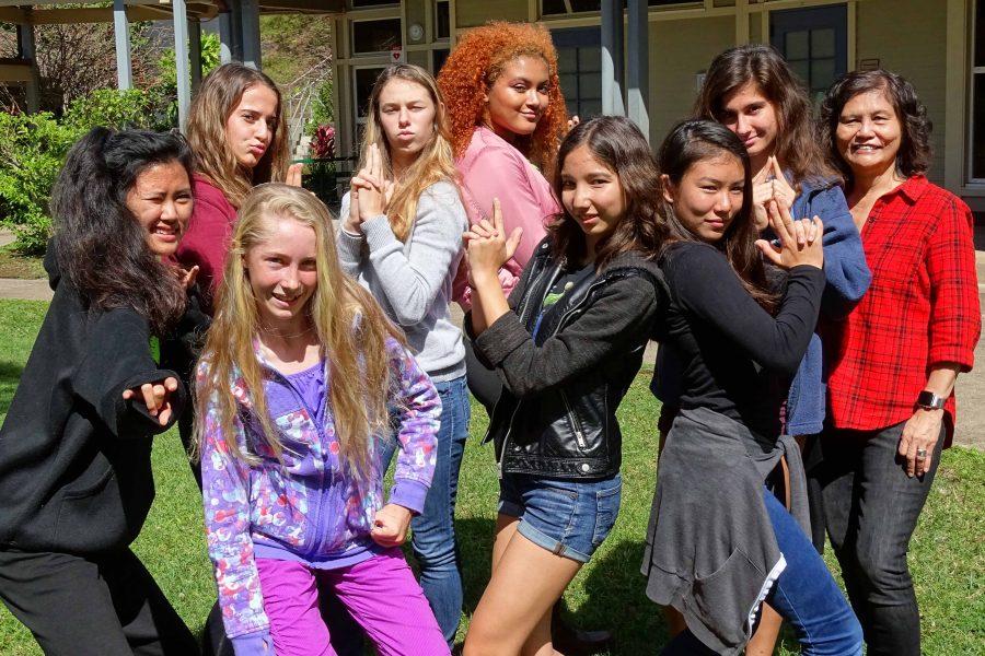 Strike a pose! Upper School students get dramatic during the Acting for Film Winterim