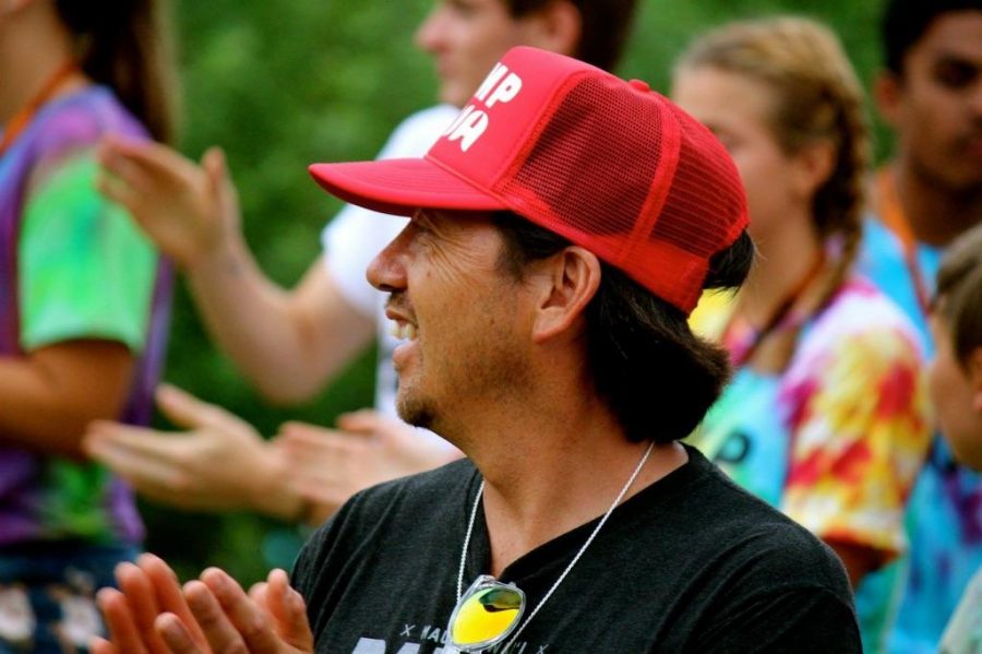Pictured: Imua Family Services Executive Director, Dean Wong, attending Camp Imua.