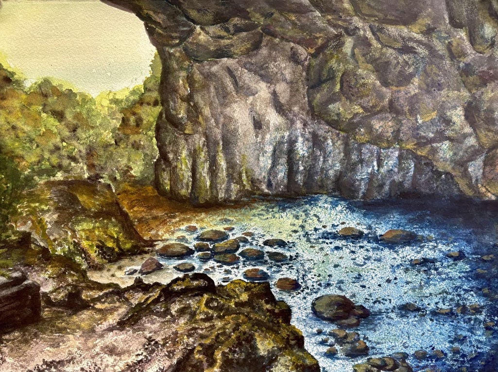 AP Art student depicts Maui scenery