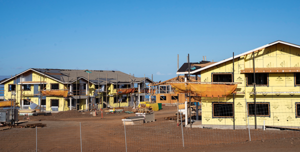 200-unit affordable housing property construction in Lahaina